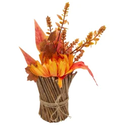 atmosphera Plantas Y Flores Artificiales>Ramo plantas otoño artificial JAMES naranja 30cm