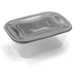 Tapas Y Cubiertas>Recipiente Plast. Practifresh Gris 3.2L