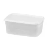 Tapas Y Cubiertas>Recipiente Rectangular Blanco 4.5L