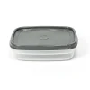 Tapas Y Cubiertas>Recipiente Rectangular Gris 0.8L
