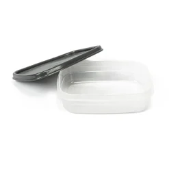 Tapas Y Cubiertas>Recipiente Rectangular Gris 0.8L