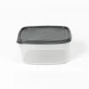 Tapas Y Cubiertas>Recipiente Rectangular Gris 1.7L