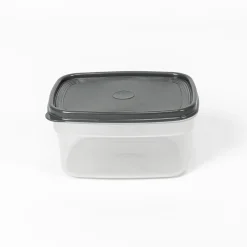 Tapas Y Cubiertas>Recipiente Rectangular Gris 1.7L