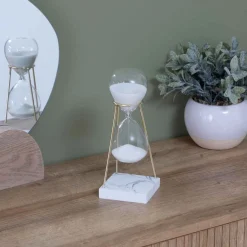 atmosphera Accesorios>Reloj de arena de cristal decorativo OLEN 21cm