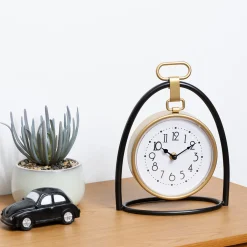 atmosphera Relojes|Estilo Contemporaneo>Reloj De Mesa De Mdf/Metal 21x11x27.5Cm