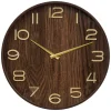 atmosphera Relojes>Reloj de pared de mdf y vidrio IVANA 55cm