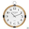 atmosphera Relojes|Estilo Industrial>Reloj De Pared Gousset Mdf 38Cm