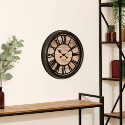 atmosphera Relojes>Reloj De Pared Marrón 50Cm