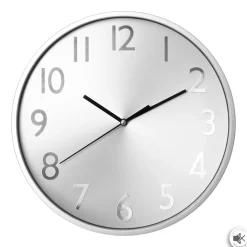 atmosphera Relojes>Reloj de pared plástico efecto metalizado