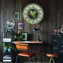 atmosphera Relojes>Reloj De Pared Stella De Metal 57Cm