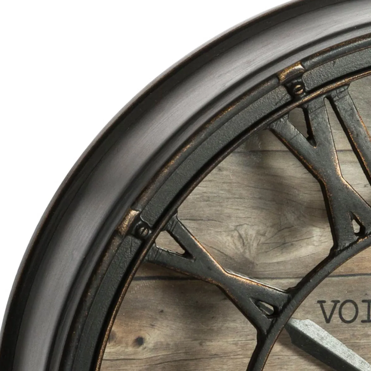 atmosphera Relojes>Reloj De Pared Vintage Marrón Metal 21Cm