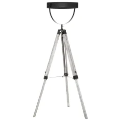 Relojes|Estilo Industrial>Reloj de pie con trípode negro ATIKA 150cm