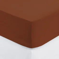 atmosphera Sábanas Y Protectores>Sabana ajustable terracota 140x190cm