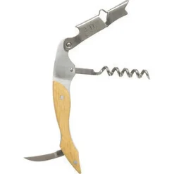 secret d'gourmet Accesorios De Bar>Sacacorchos Limonadier Metal/Bambú