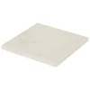 atmosphera Placas Calefactoras Y Tablas De Cortar>Salvamantel blanco de mármol 19x19cm