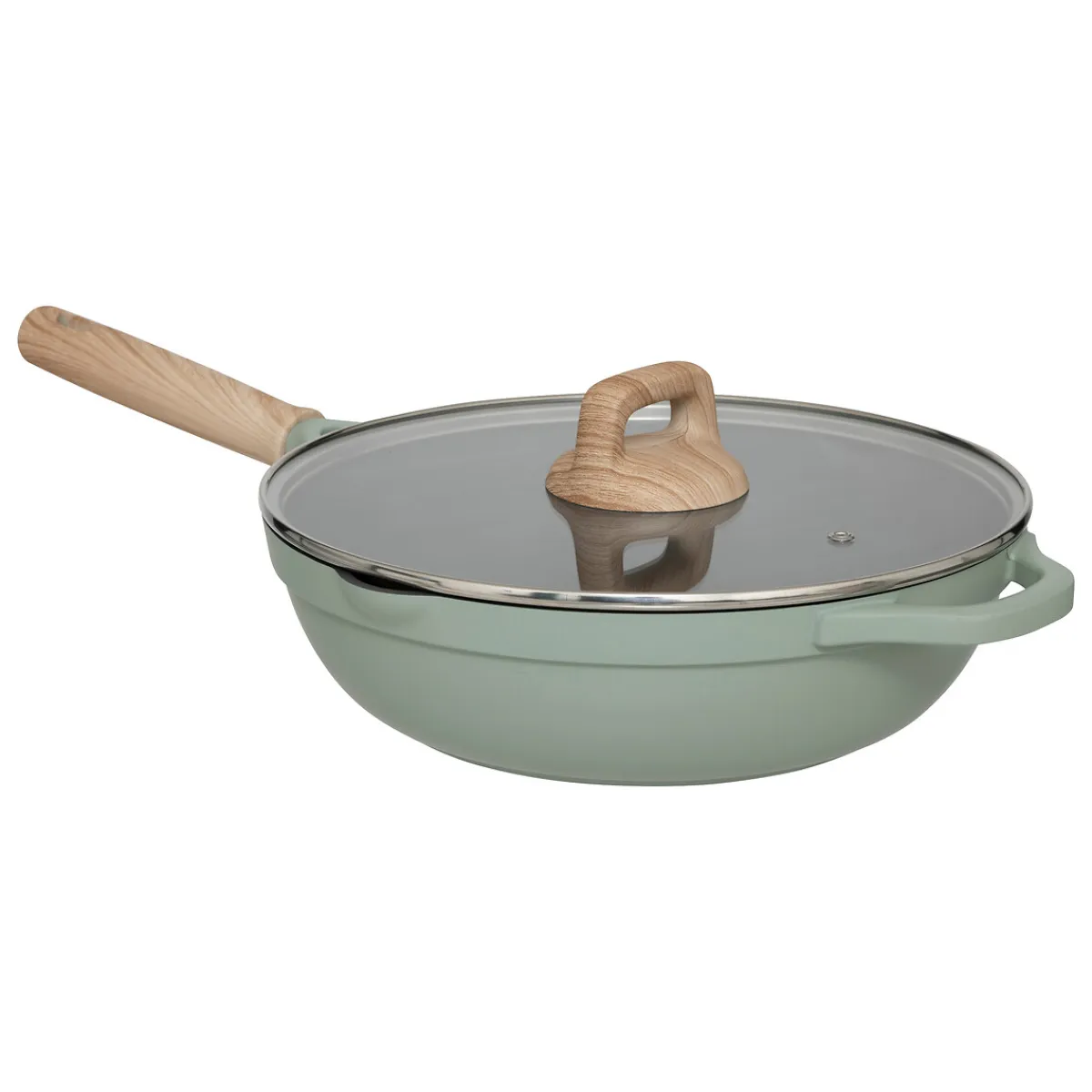 5five Sartenes, Parrillas Y Woks>Sartén con tapa HORIZONTE de aluminio 28cm