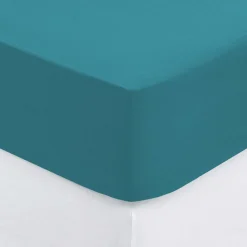 atmosphera Sábanas Y Protectores>Sábana bajera ajustable azul 160x200cm