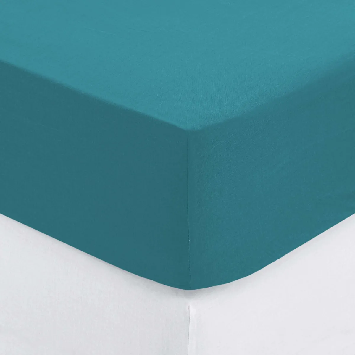 atmosphera Sábanas Y Protectores>Sábana bajera ajustable azul 90x190cm