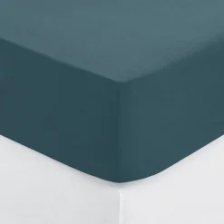 atmosphera Sábanas Y Protectores>Sábana bajera azul grisaceo 140x190cm