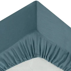 atmosphera Sábanas Y Protectores>Sábana bajera azul grisaceo 140x190cm