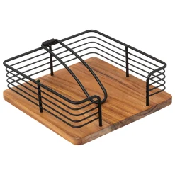 5five Servilleteros Y Portarollos>Servilletero Madera De Acacia