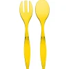 secret d'gourmet Utensilios Para Servir>Set 2 Cubiertos P/Ensalada Amarillos