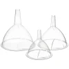 5five Moldes Y Otros Utensilios De Cocina>Set 3 Embudos De Plástico Transparente