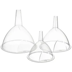 5five Moldes Y Otros Utensilios De Cocina>Set 3 Embudos De Plástico Transparente