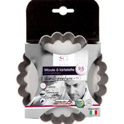 secret d'gourmet Moldes Y Otros Utensilios De Cocina>Set 4 Moldes Rizados Negros 9.5Cm