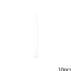 atmosphera Velas>Set 10 Velas P/Candelabro Blancas