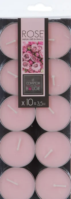 atmosphera Velas>Set 10 Velas Tealight Aroma Rosas