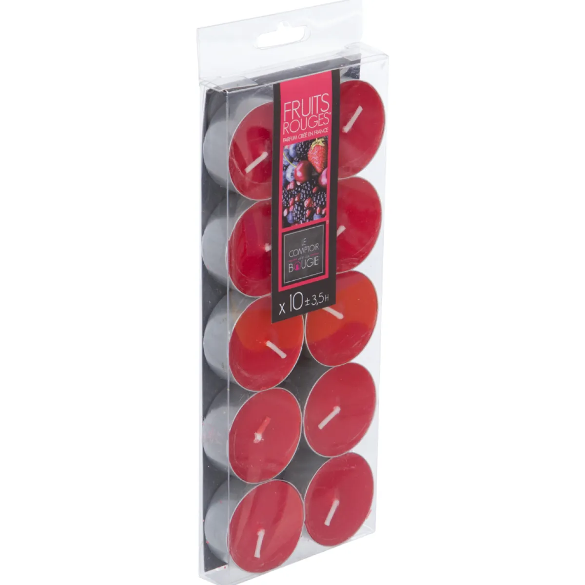 atmosphera Velas>Set 10 Velas Tealight Aroma Frutos Rojos