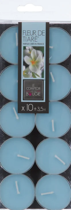 atmosphera Velas>Set 10 Velas Tealight Aroma Flor Tiare