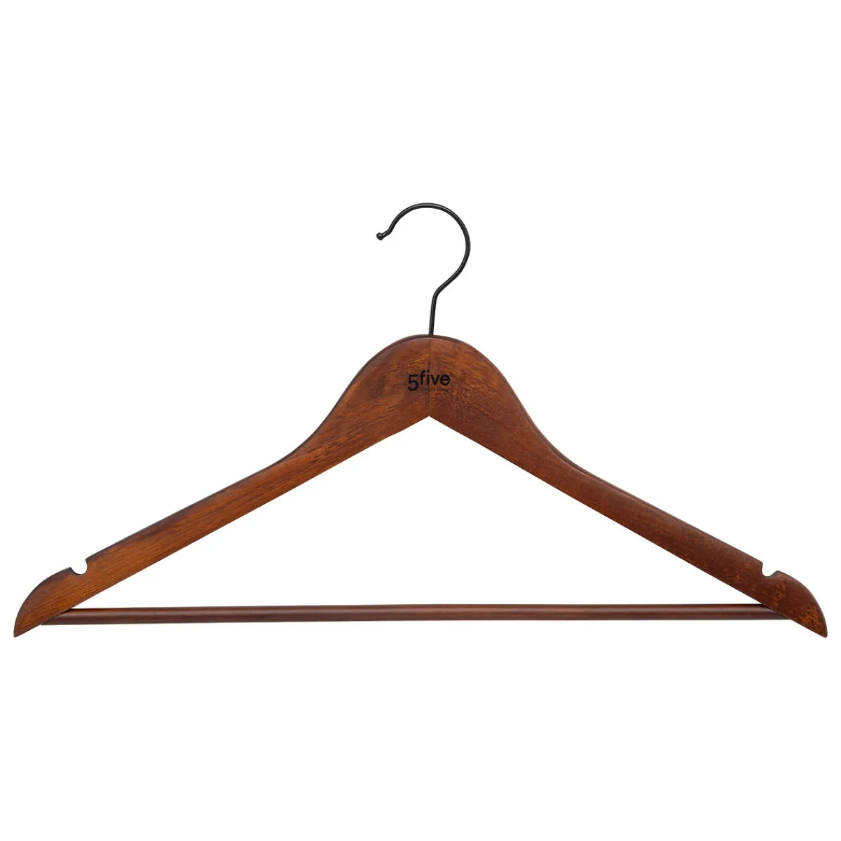 5five Perchas Y Travesaños>Set De 2 Perchas Vintage De Madera