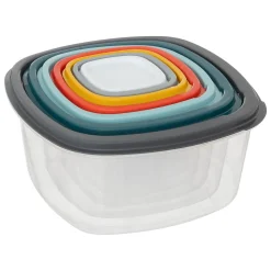 5five Tapas Y Cubiertas>Set de 7 recipientes cuadrados