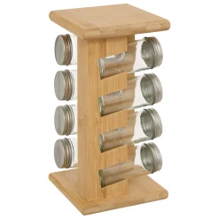 5five Cajas Y Frascos>Set de 8 tarros de especias con soporte