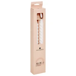 atmosphera Velas>Set de 2 velas TWIST ALOE 22cm LED