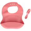 Niños atmosphera Accesorios Decorativos>Set de babero y cuchara YUM rosa