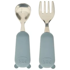 Niños atmosphera Accesorios Decorativos>Set de cuchara y tenedor YUM azul