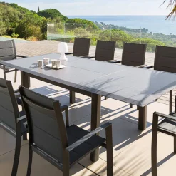 Sillas Y Pufs De Jardín>Silla ALLURE gris grafito