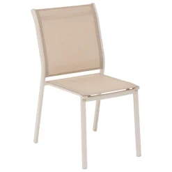 hespéride Sillas Y Pufs De Jardín>Silla apilable ESSENTIA Lin y Argile