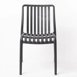 Sillas, Sillones Y Bancos>Silla Apilable Gris Antracite