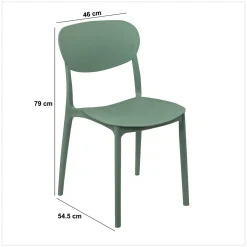 5five Sillas, Sillones Y Bancos>Silla Apilable Verde