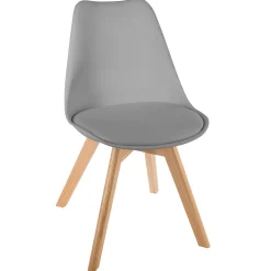 atmosphera Sillas, Sillones Y Bancos>Silla Baya Gris 48x55x81Cm