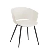 Sillas, Sillones Y Bancos>Silla BLED Blanca Con Patas De Metal