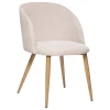 atmosphera Sillas, Sillones Y Bancos>Silla CELESTE de tejido beige