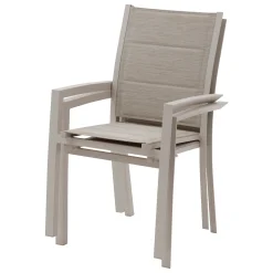 hespéride Sillas Y Pufs De Jardín>Silla con reposabrazos ALLURE ATHEA beige avoin
