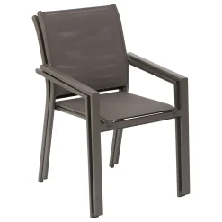 hespéride Sillas Y Pufs De Jardín>Silla ESSENTIA wengé y praline