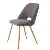 Sillas, Sillones Y Bancos>Silla FRESNO de tela gris