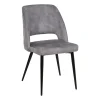 Sillas, Sillones Y Bancos>Silla KAI de terciopelo gris